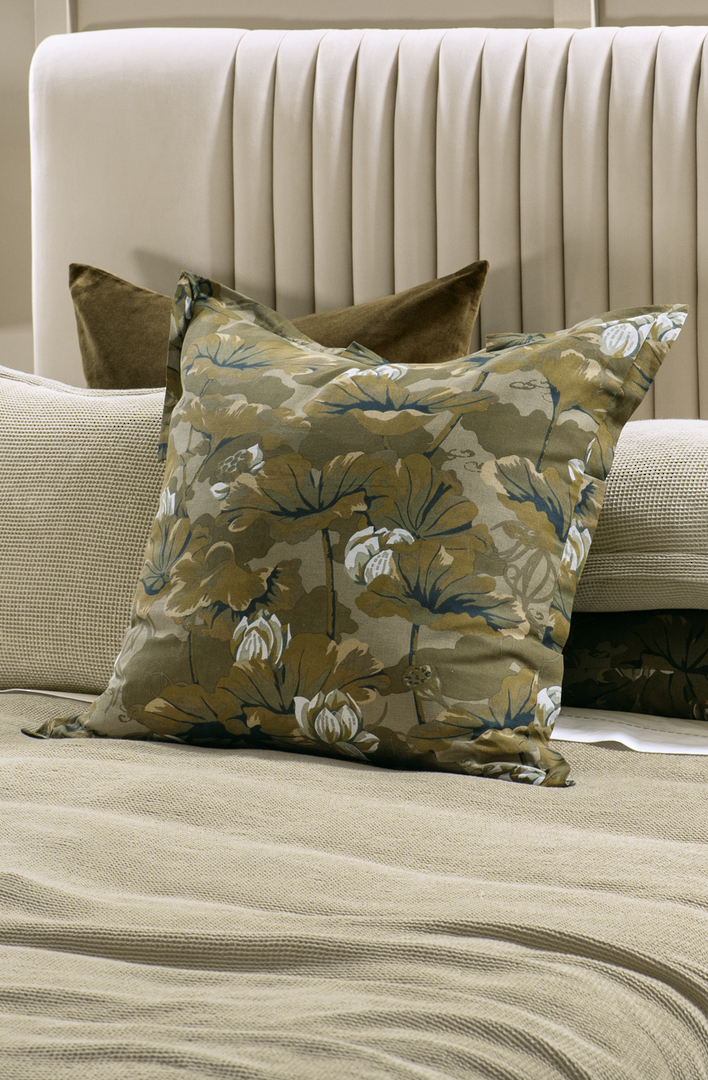 Bianca Lorenne - Waterlily Olive Comforter (Cushion-Pillowcases-Eurocases Sold Separately) image 3